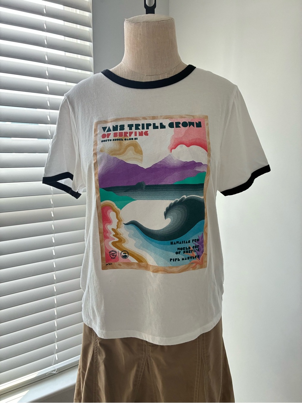 Vans Women's Triple Crown of Surfing Short Sleeve Graphic Short Sleeve T-Shirt